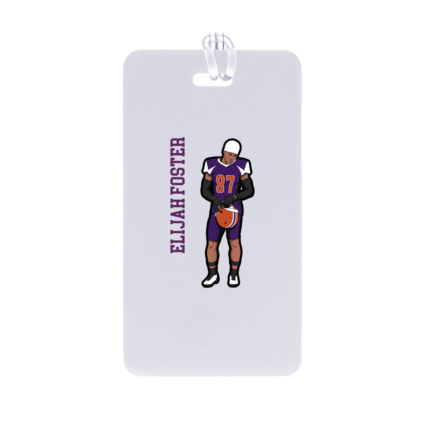 Bag Tag — Name Vertical in Classic