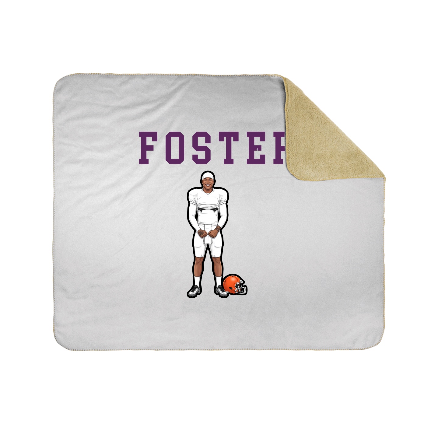 Throw Blanket — Shirsey in White