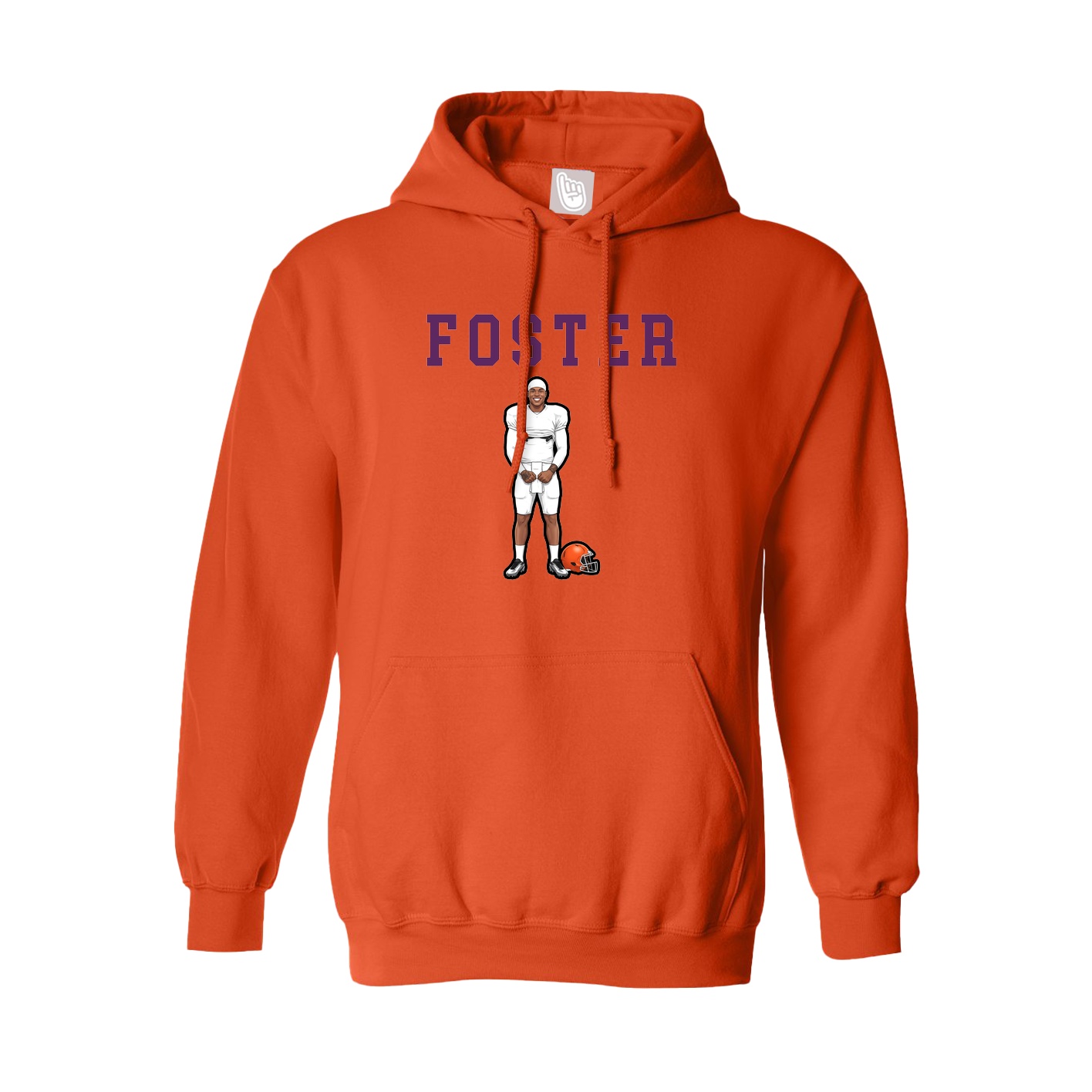 Hoodie — Shirsey in Orange
