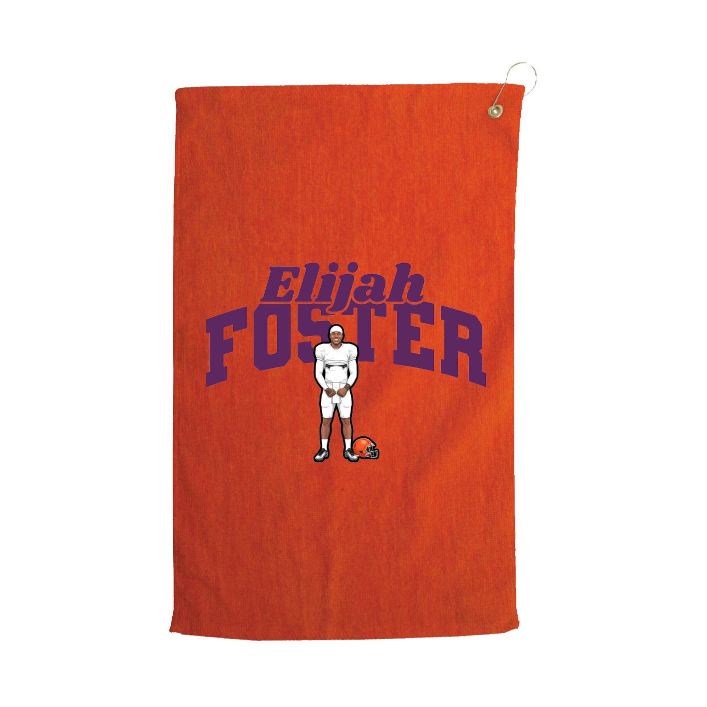 Golf Towel — Signature Arch in Orange