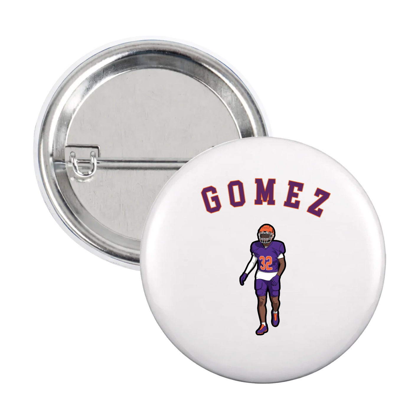Game Day Button — Shirsey Arch in White