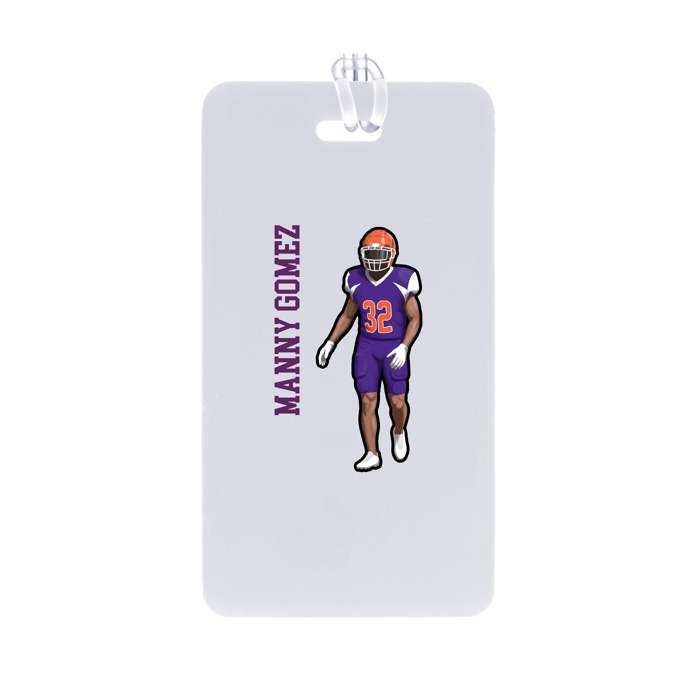 Bag Tag — Name Vertical in Classic