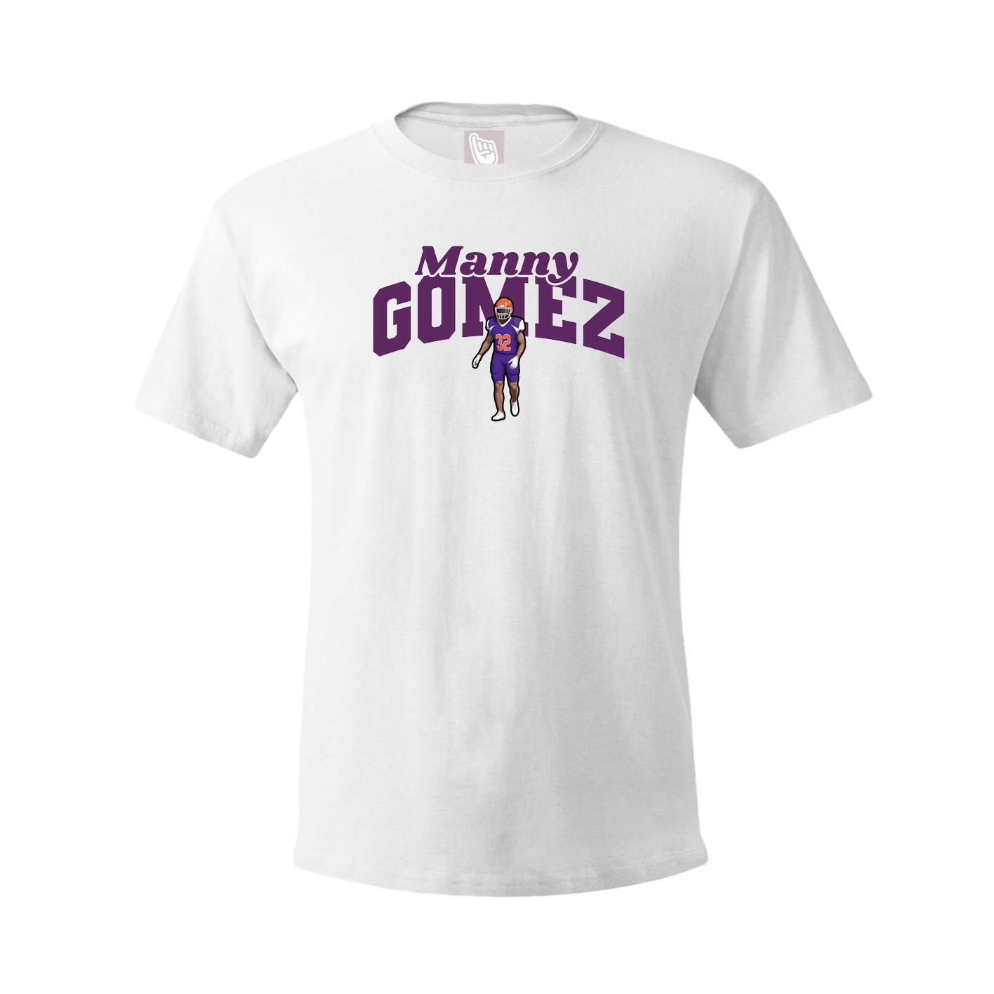 Youth Tee — Signature Arch in White