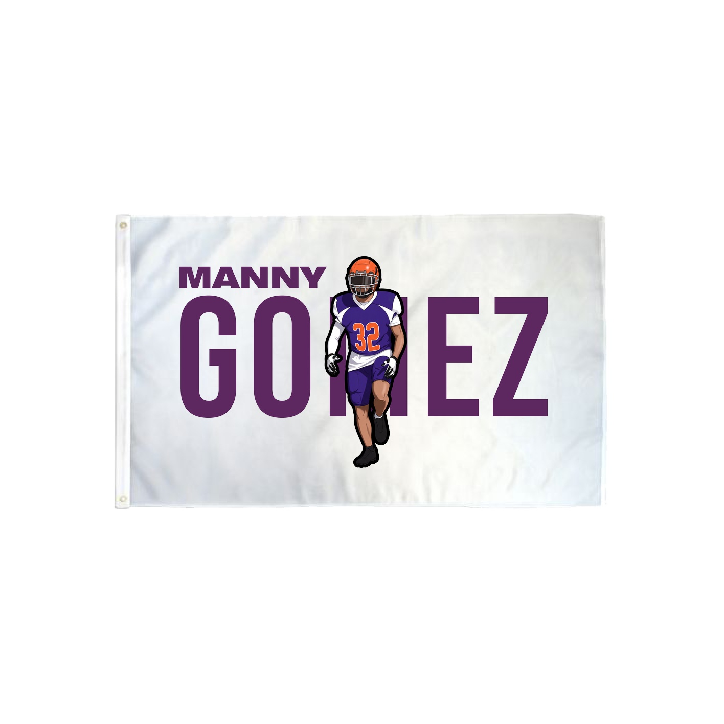 3x5 Flag — Player Name in Classic