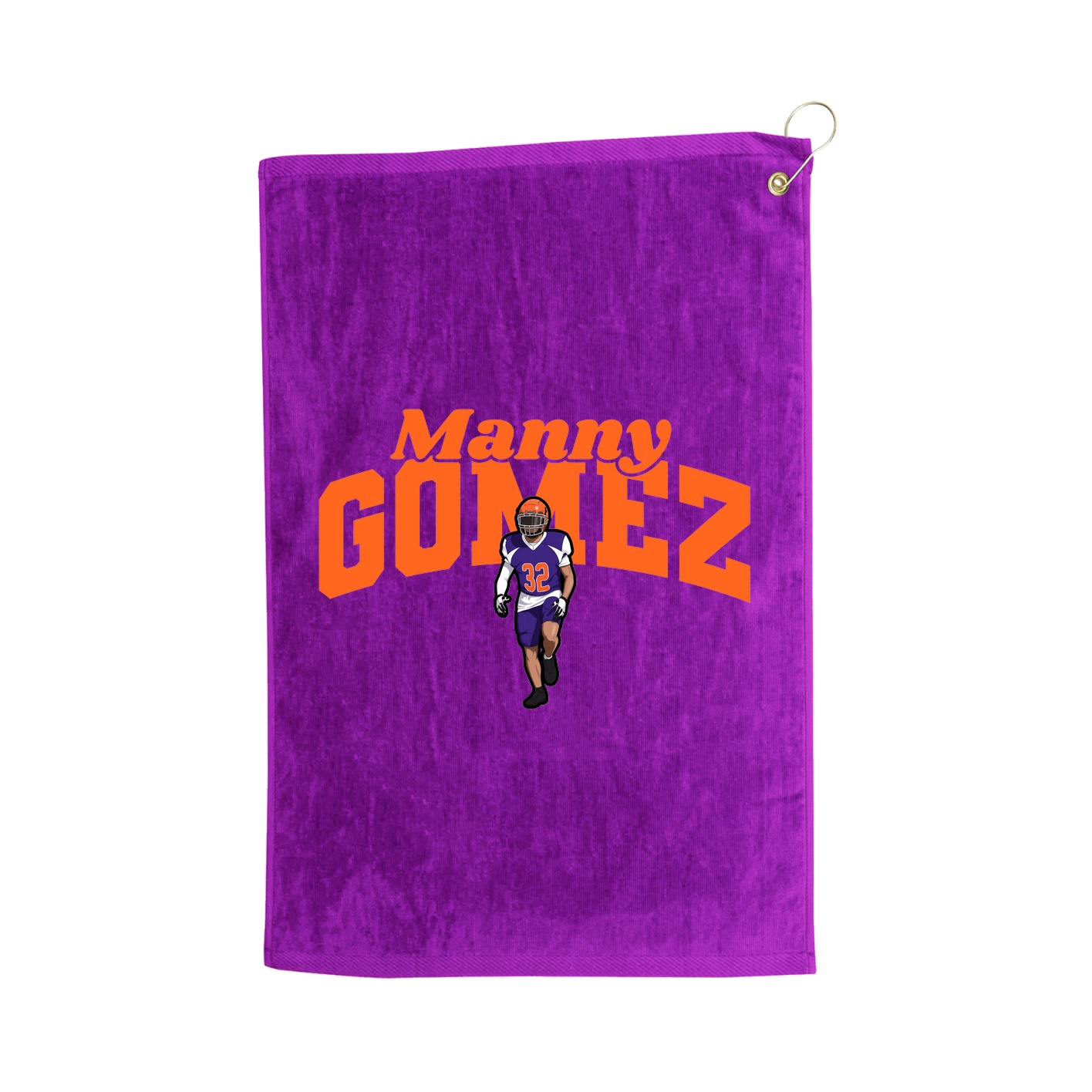 Golf Towel — Signature Arch in Purple
