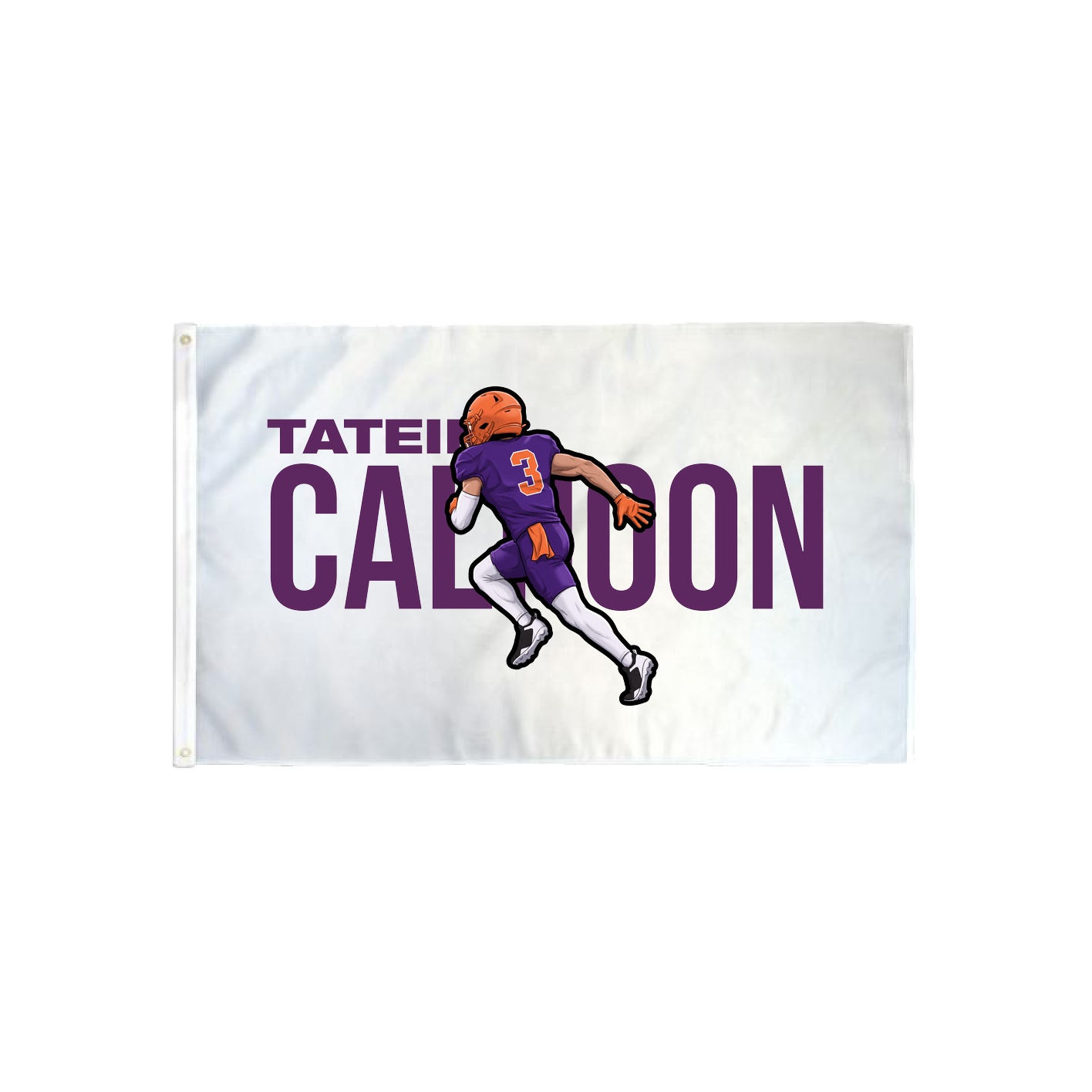 3x5 Flag — Player Name in Classic