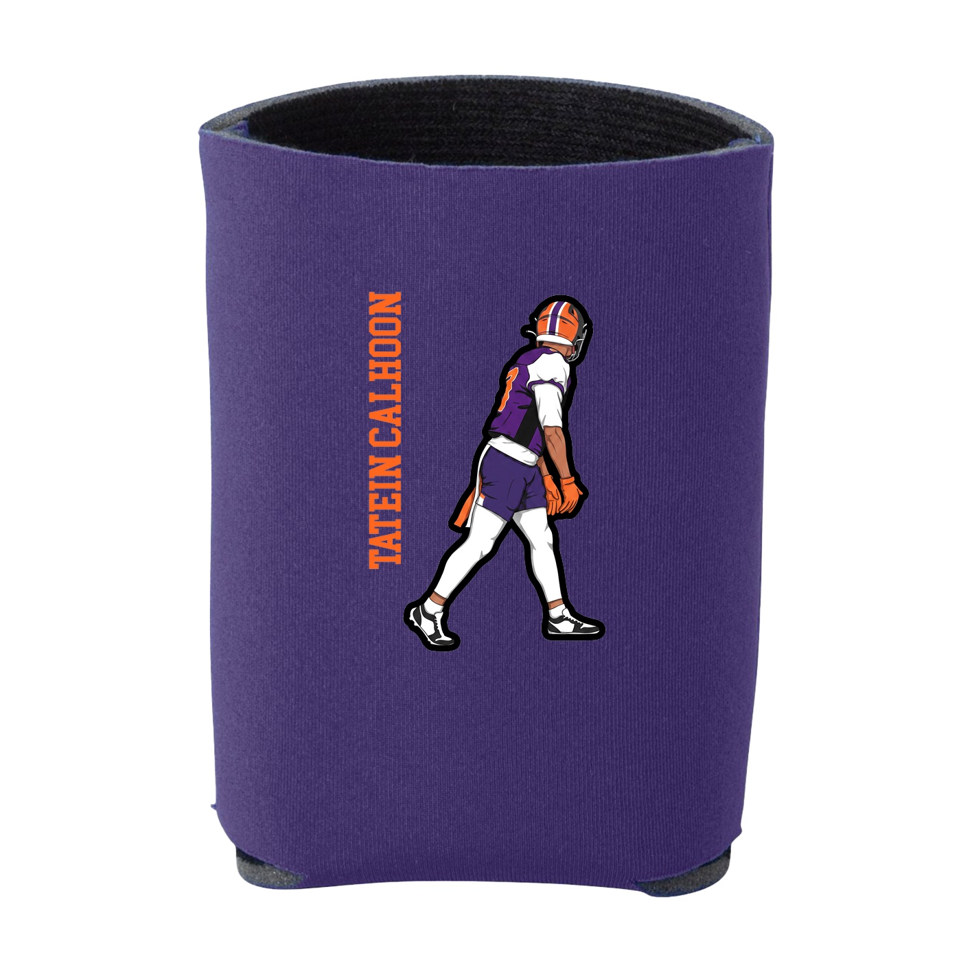 Can Holder — Name Vertical in Purple