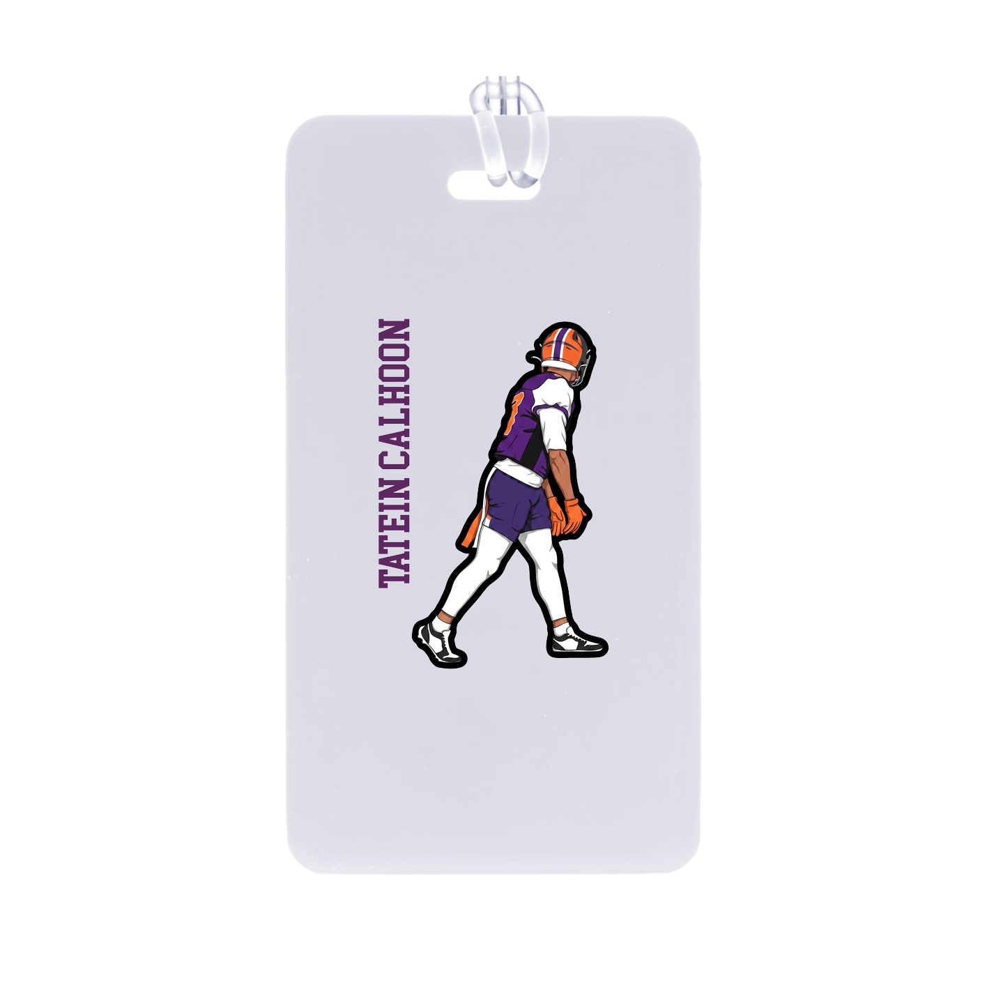 Bag Tag — Name Vertical in Classic