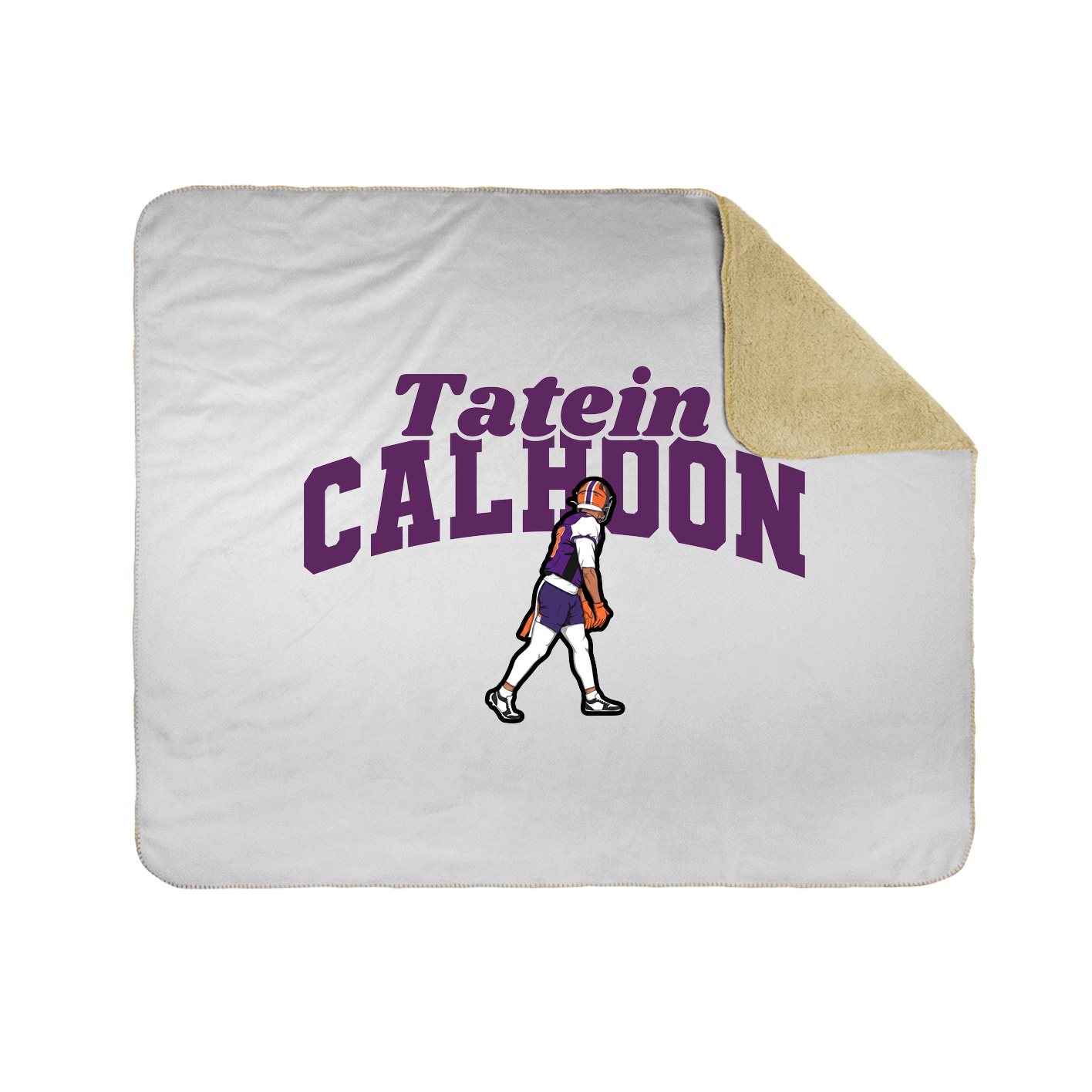 Throw Blanket — Signature Arch in White