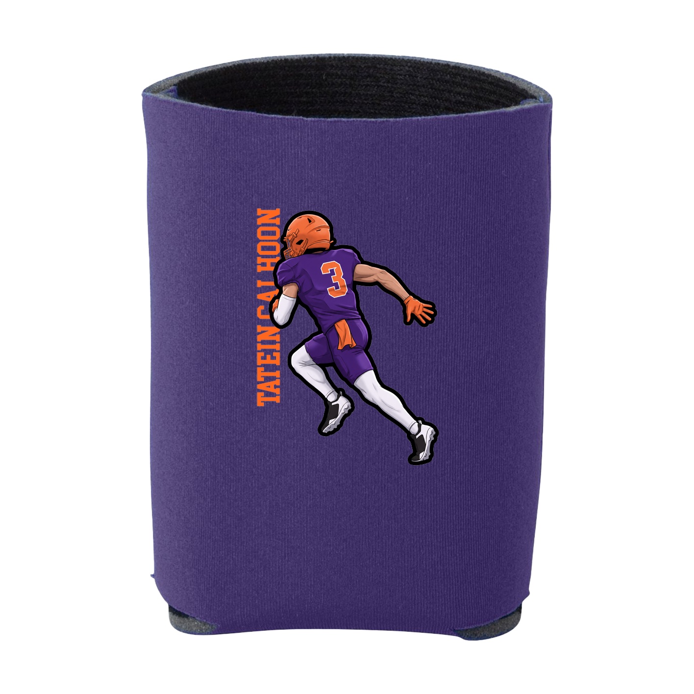 Can Holder — Name Vertical in Purple