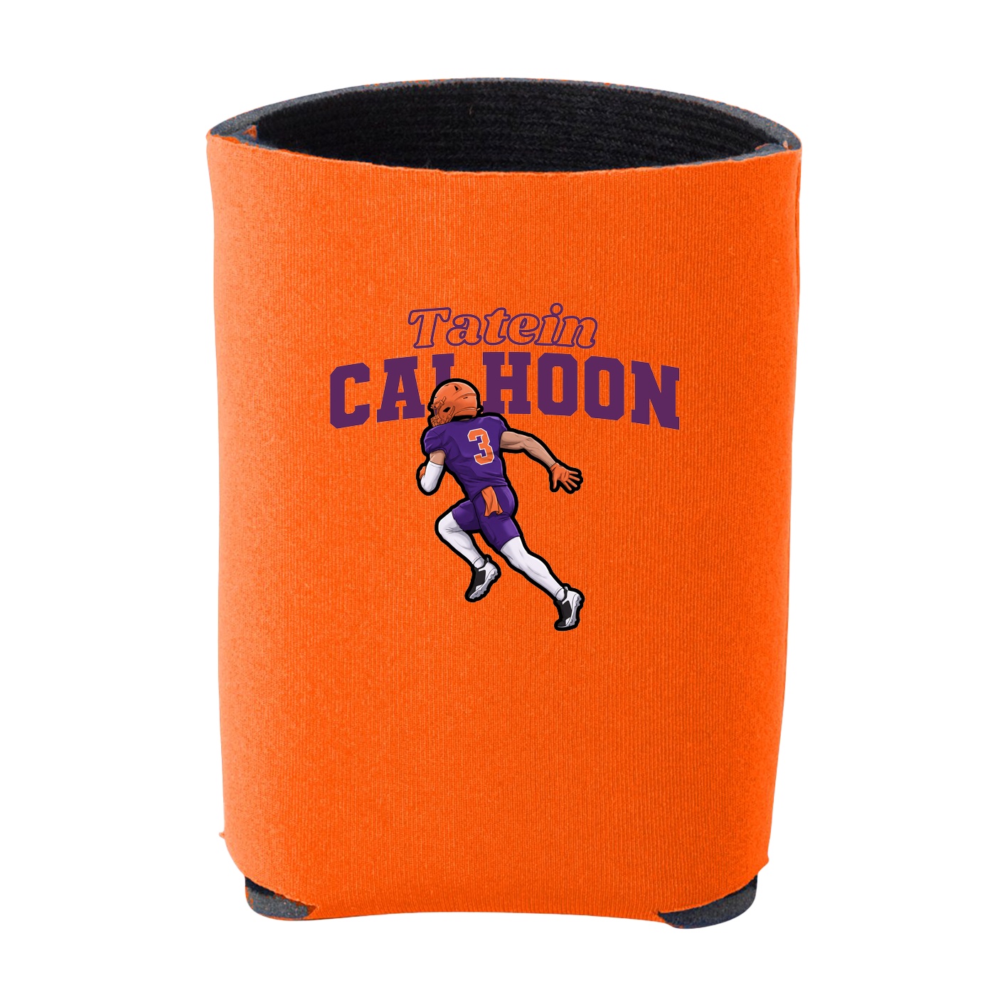 Can Holder — Name Arch in Orange