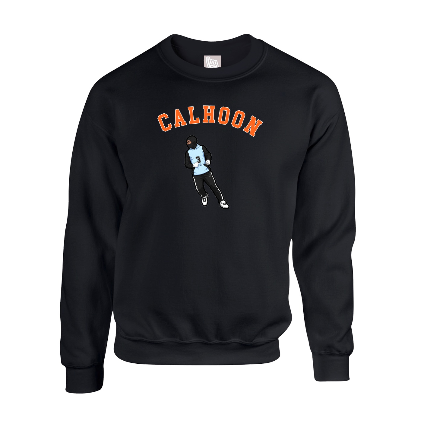 Fleece Crew — Shirsey Arch in Black