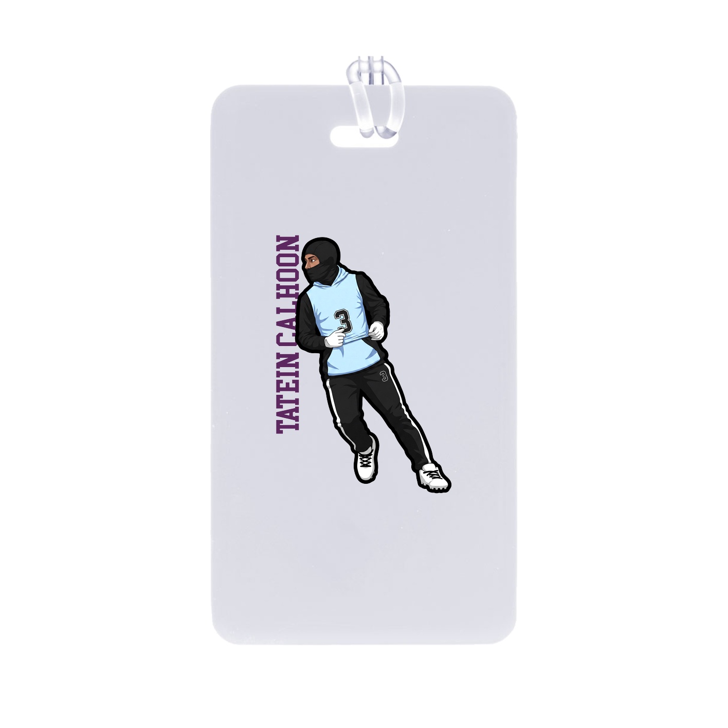 Bag Tag — Name Vertical in Classic