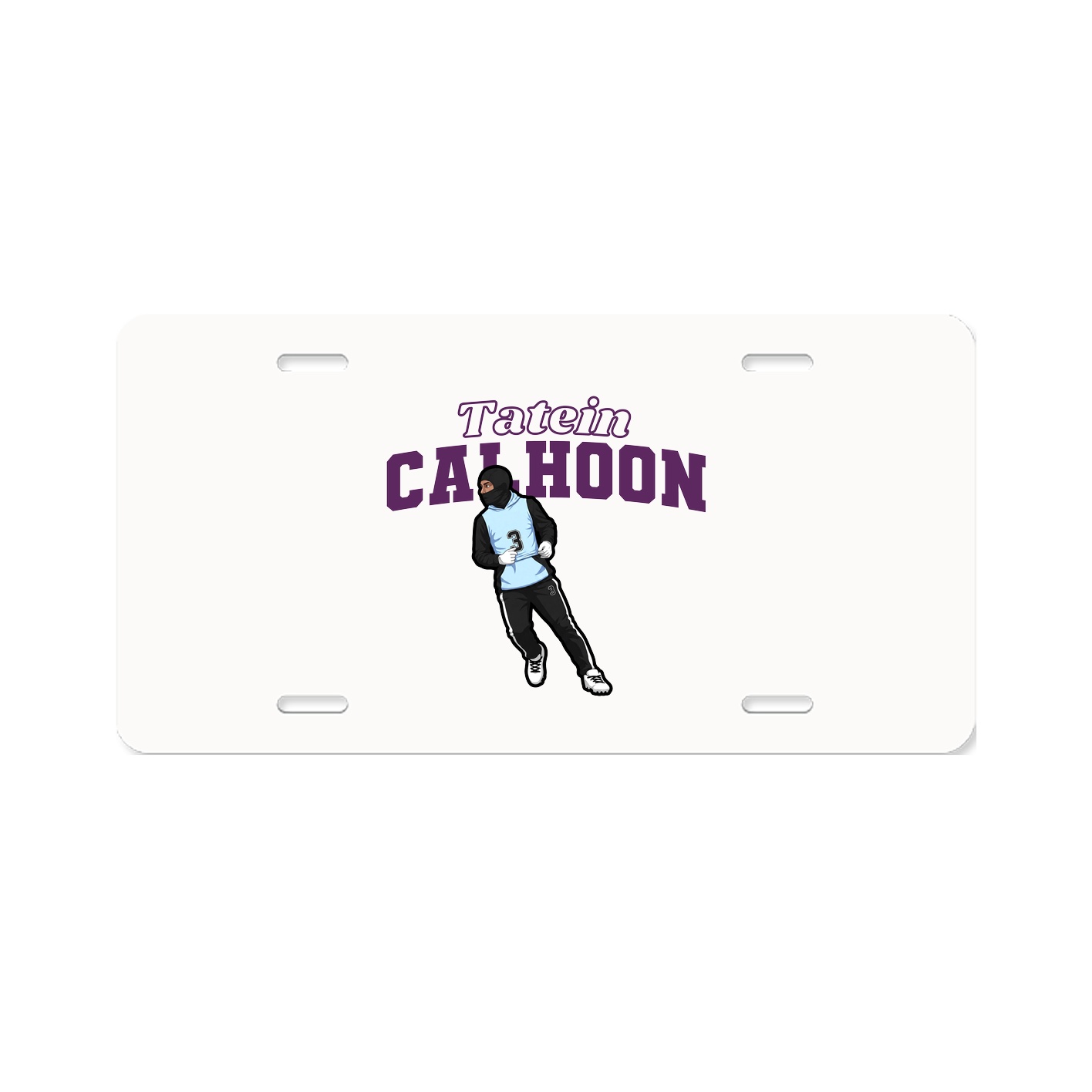 License Plate — Name Arch in Classic