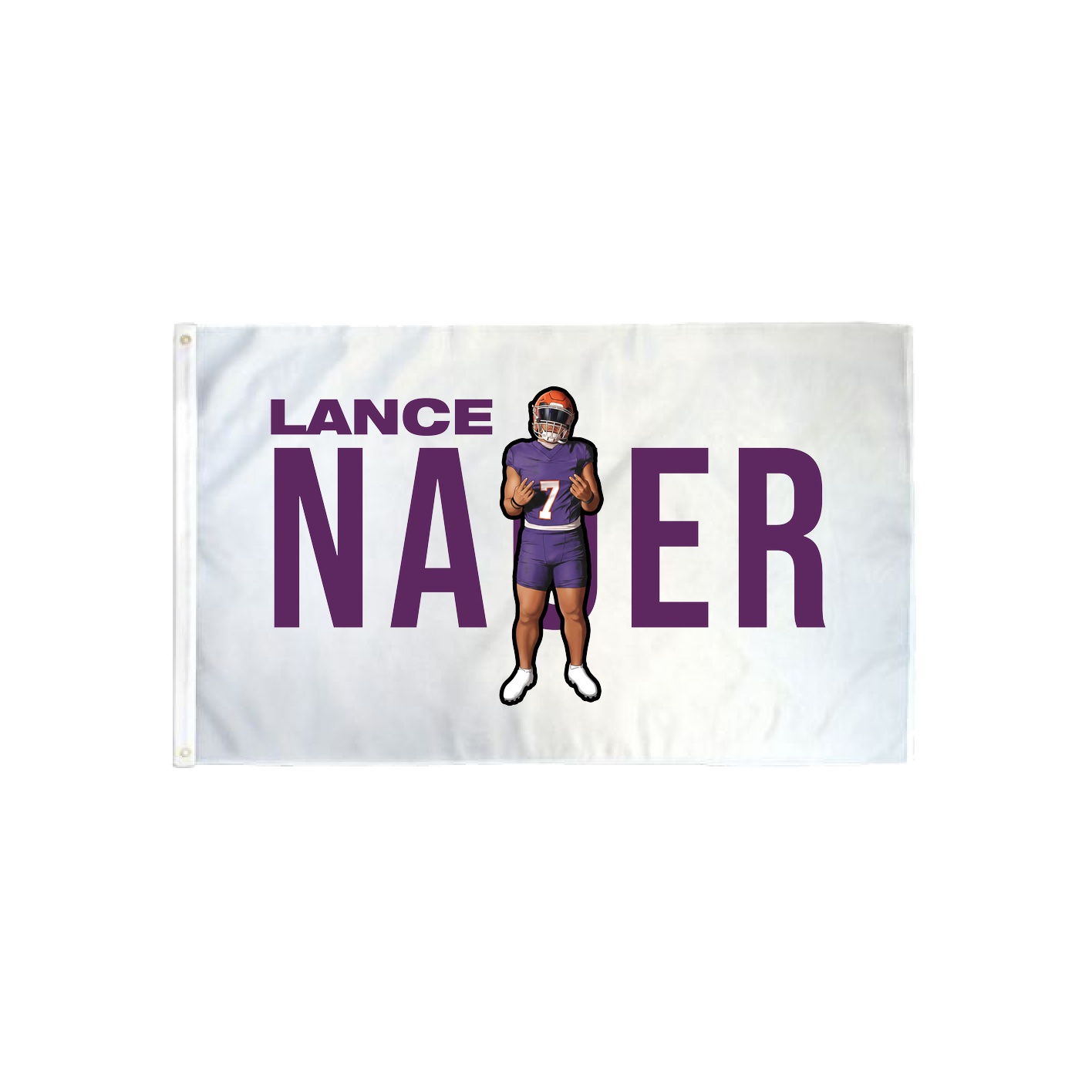 3x5 Flag — Player Name in Classic