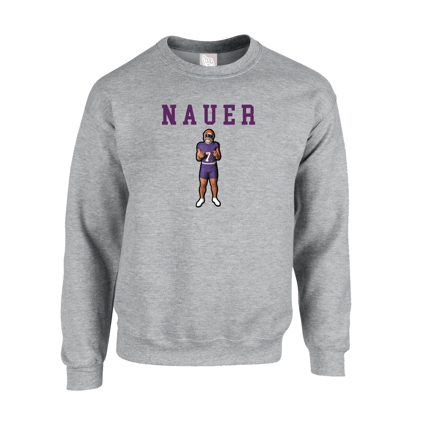 Fleece Crew — Shirsey in Grey