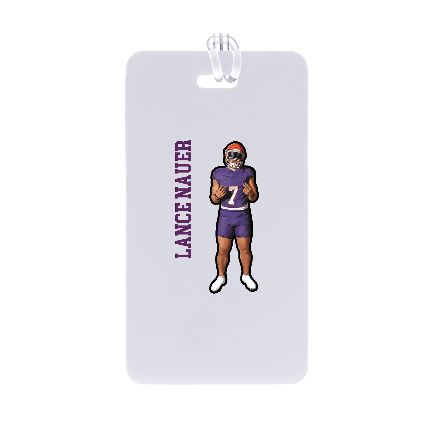 Bag Tag — Name Vertical in Classic