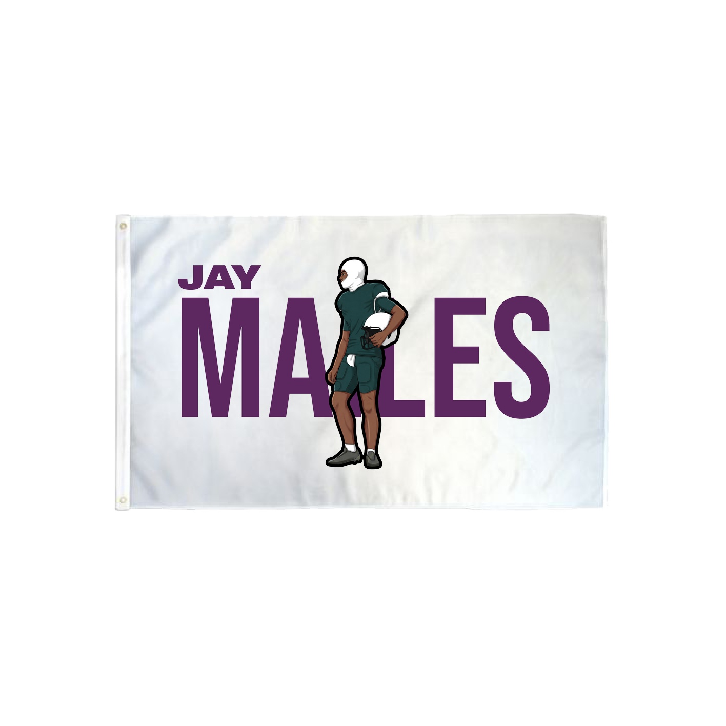 3x5 Flag — Player Name in Classic