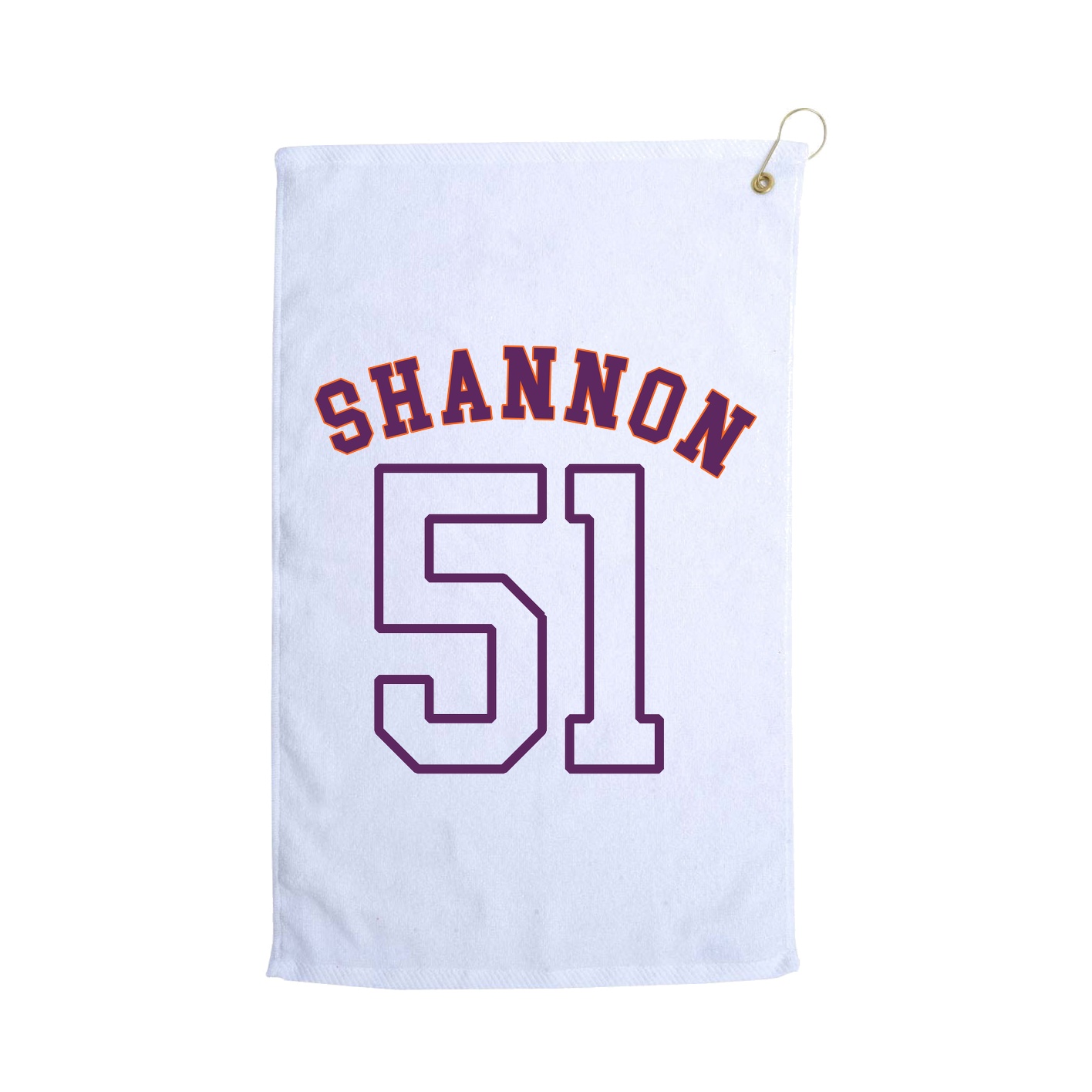 Golf Towel — Shirsey Arch in White
