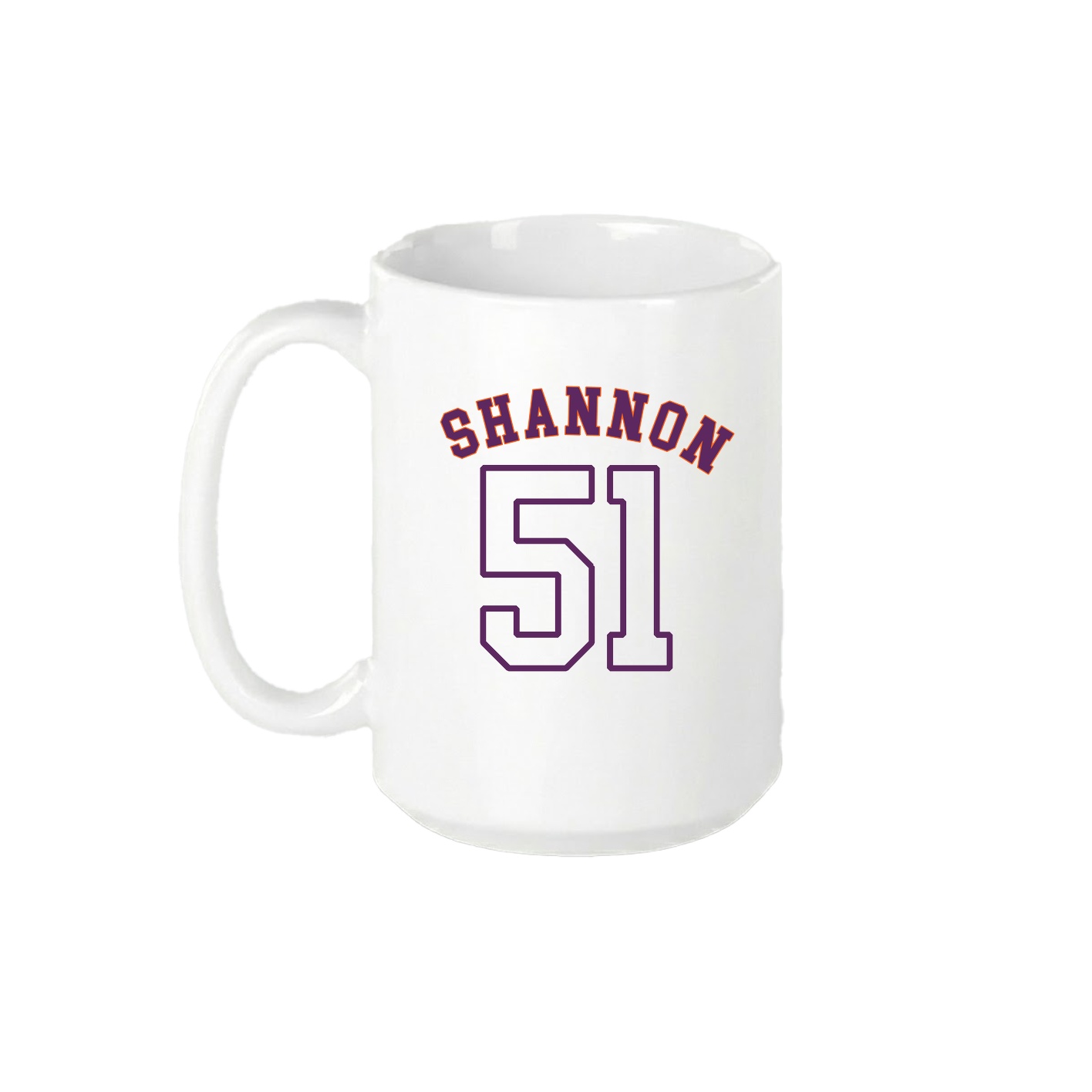 15oz Coffee Mug — Shirsey Arch in White