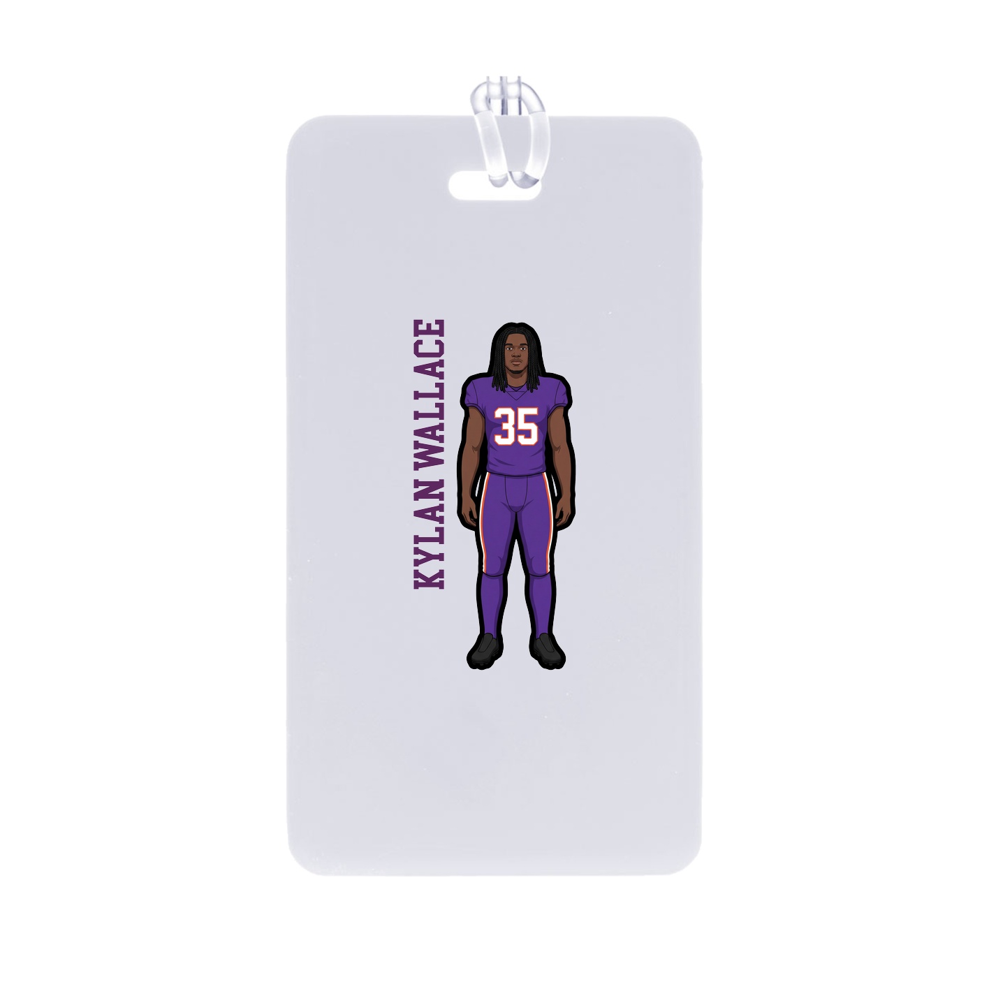 Bag Tag — Name Vertical in Classic