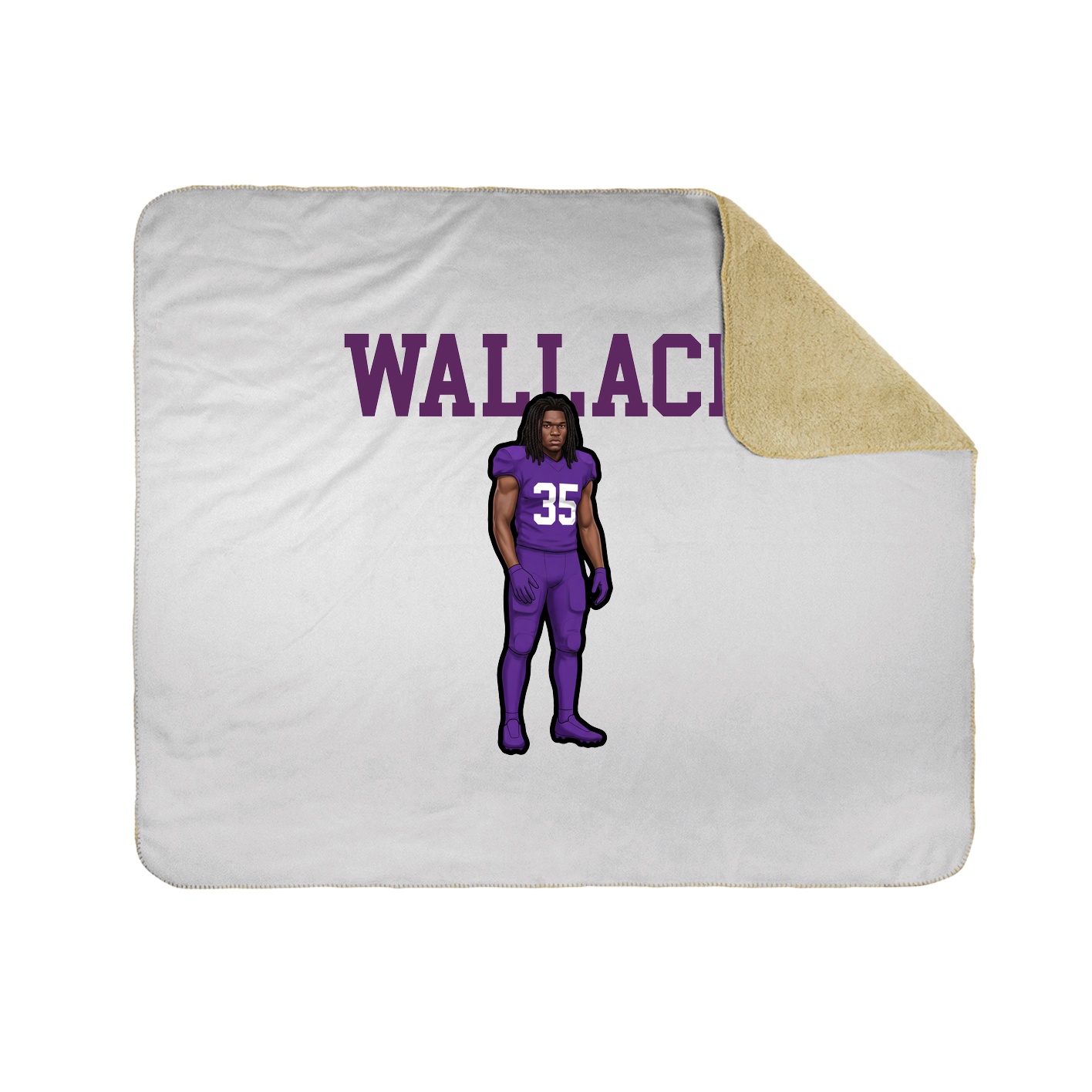 Throw Blanket — Shirsey in White