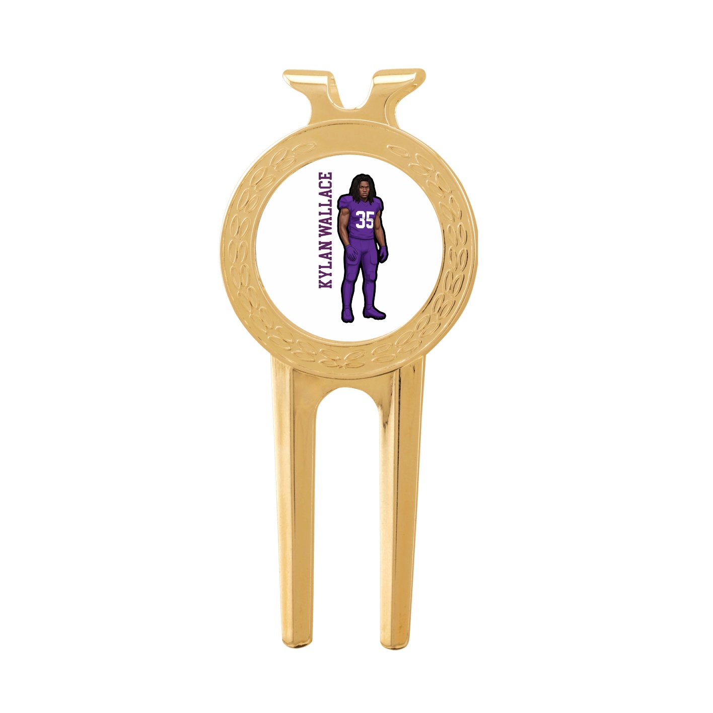 Divot Tool with Ball Marker — Name Vertical in Classic