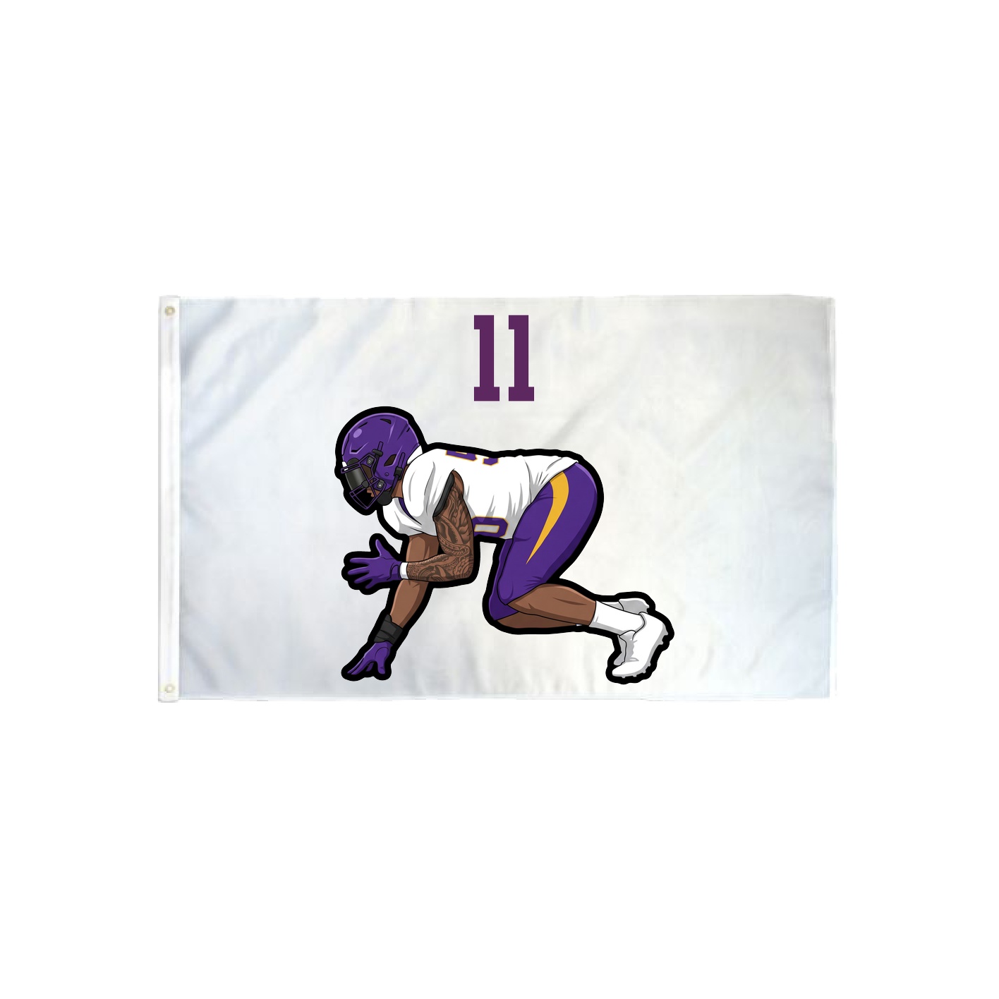 3x5 Flag — Number Top in Classic