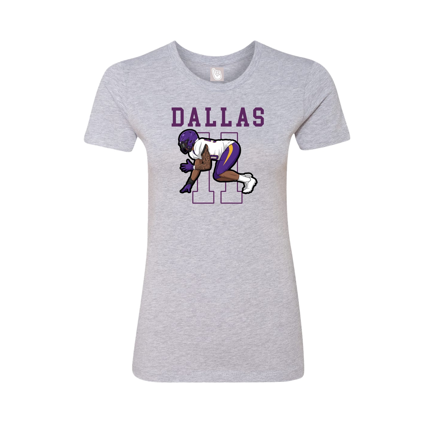 Fitted Women's Tee — Shirsey in Grey
