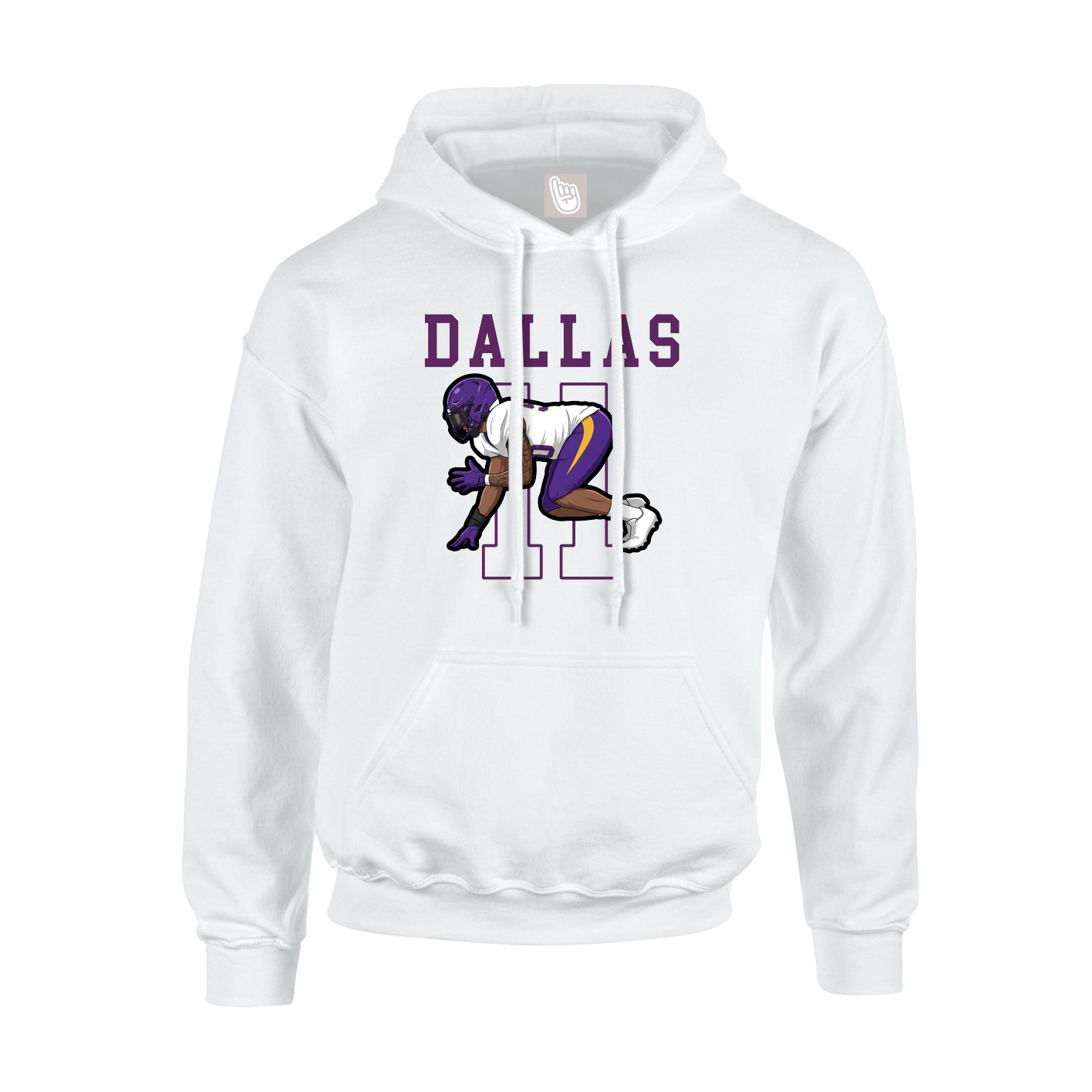 Hoodie — Shirsey in White