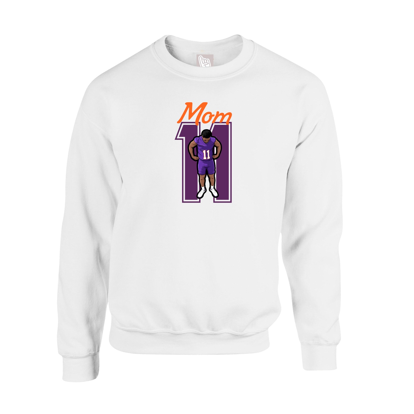 Fleece Crew — Mothers Day Shirsey in White
