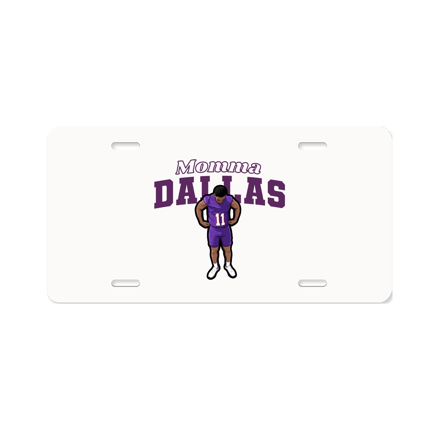 License Plate — Mothers Day Block in Classic