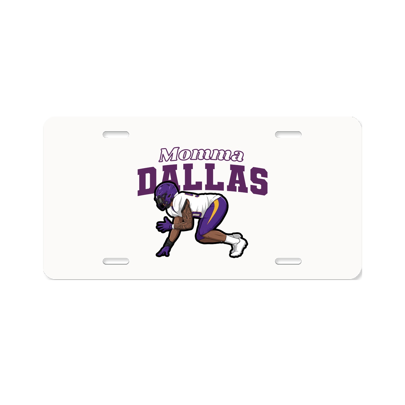 License Plate — Mothers Day Block in Classic