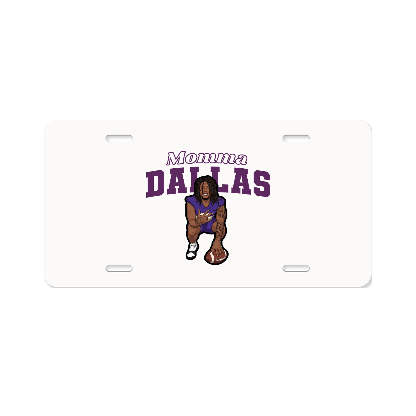 License Plate — Mothers Day Block in Classic