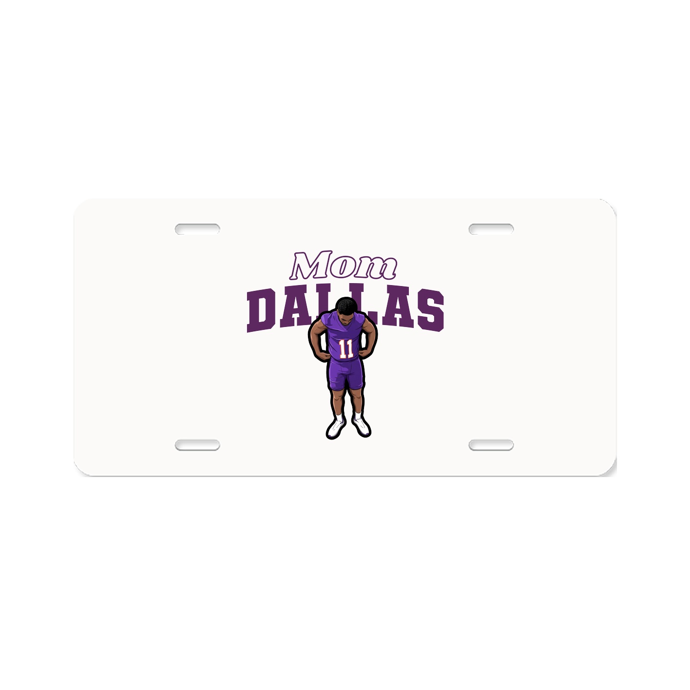 License Plate — Mothers Day Block in Classic