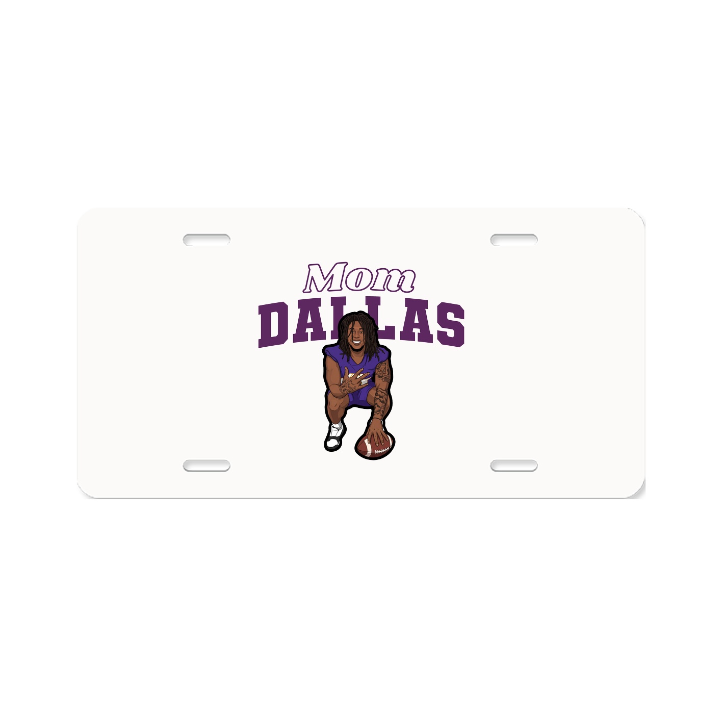 License Plate — Mothers Day Block in Classic