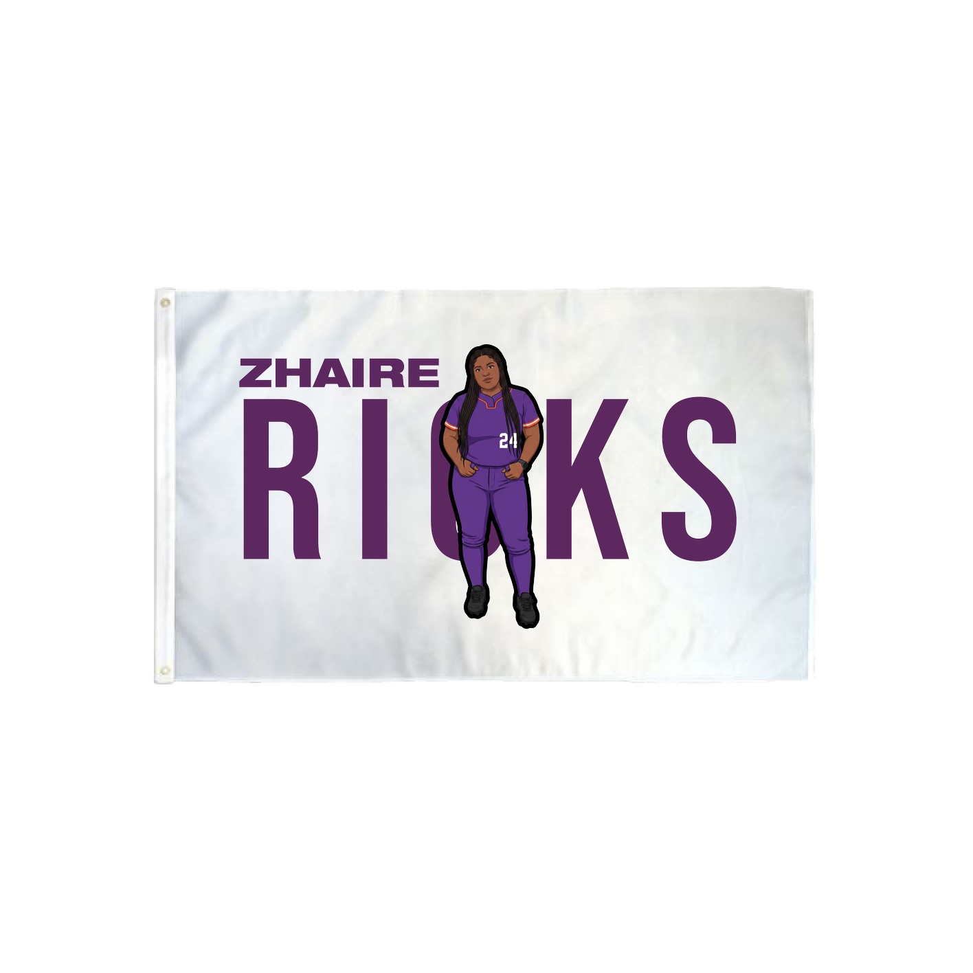 3x5 Flag — Player Name in Classic