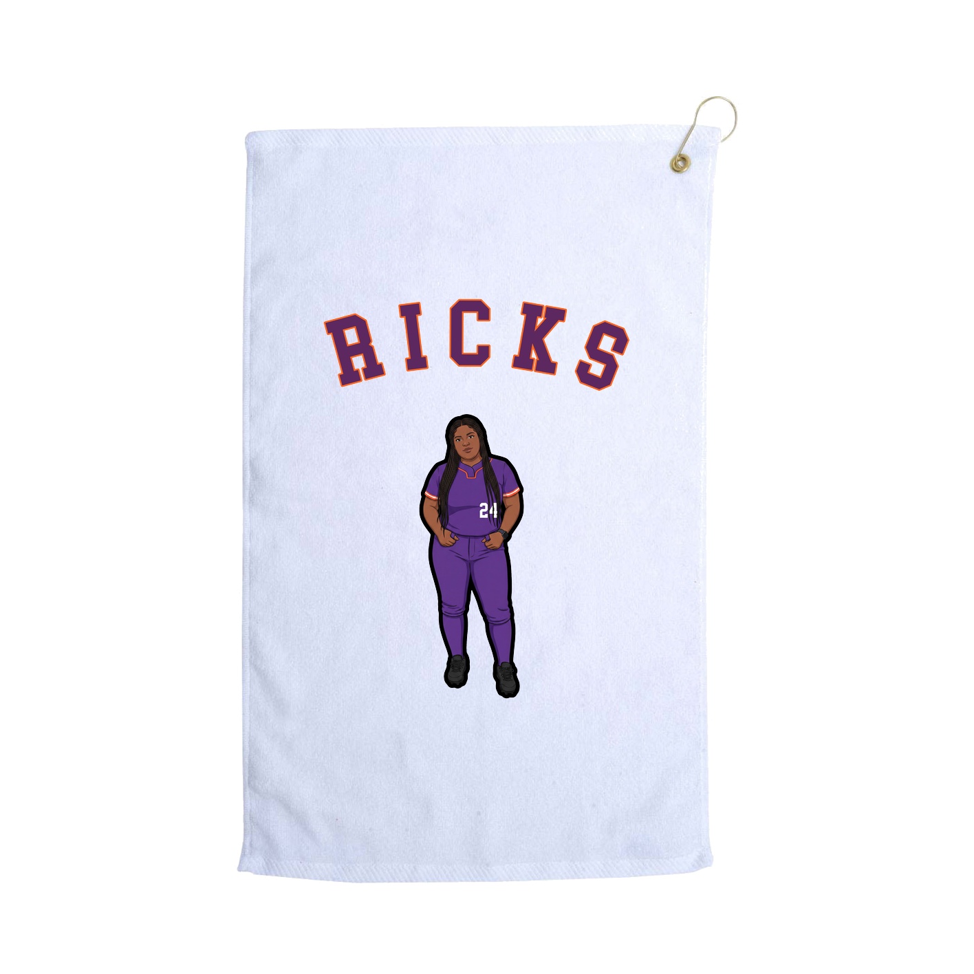 Golf Towel — Shirsey Arch in White
