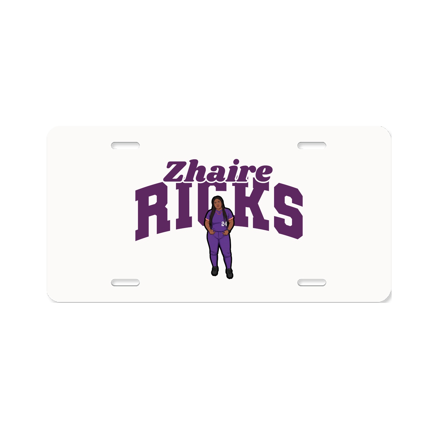 License Plate — Signature Arch in Classic