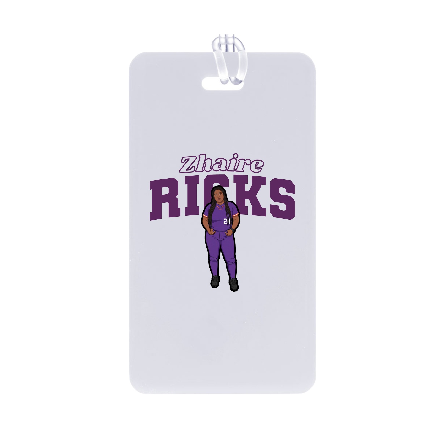 Bag Tag — Name Arch in Classic