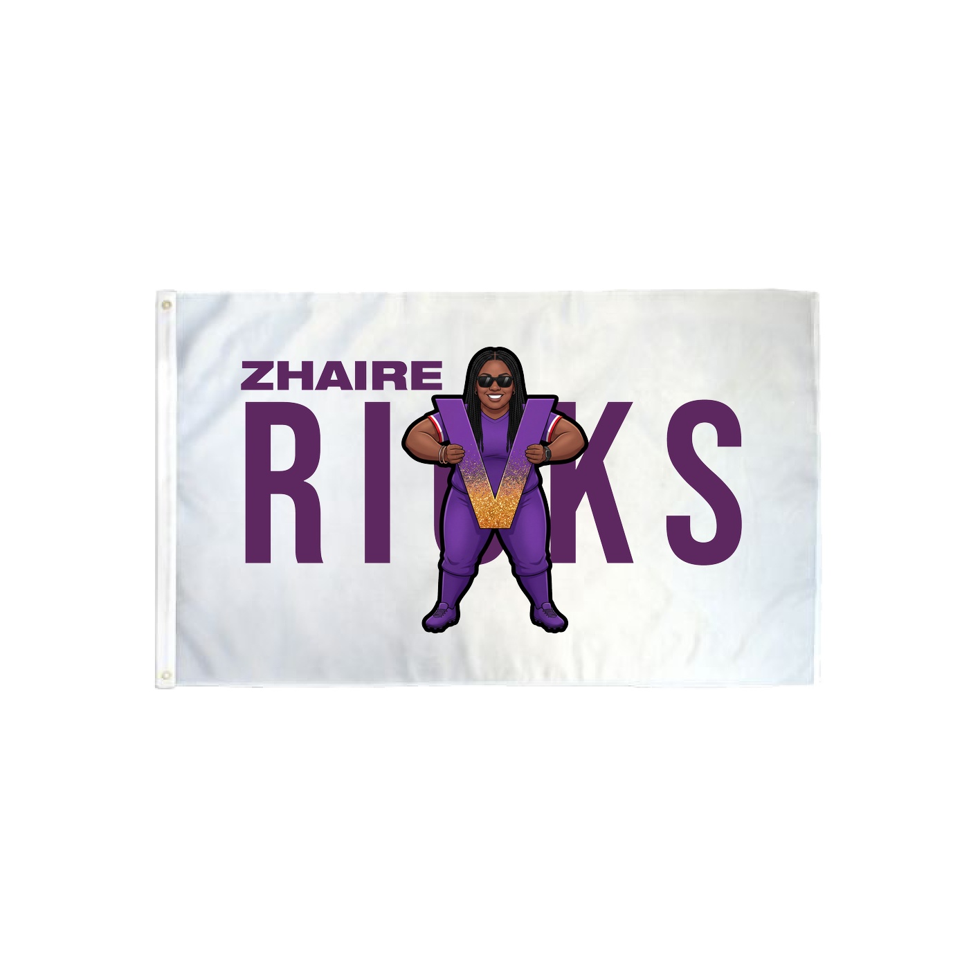 3x5 Flag — Player Name in Classic