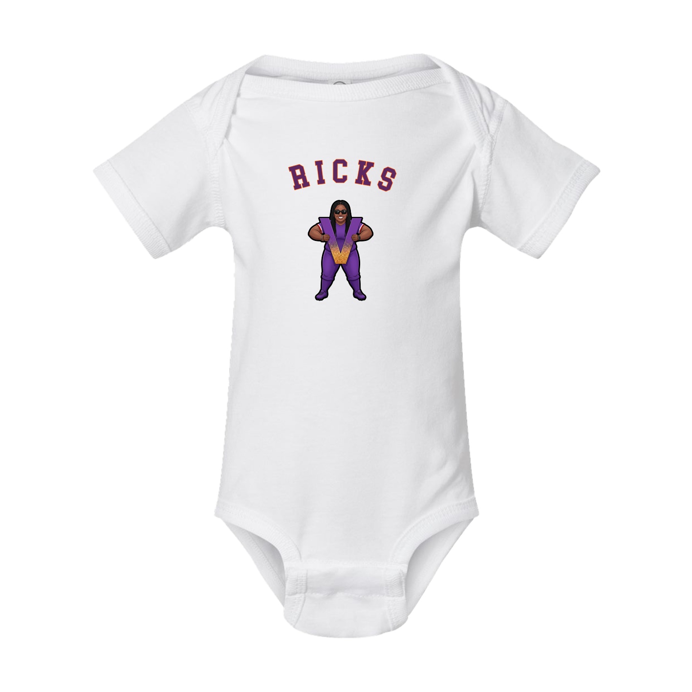 Baby Onesie — Shirsey Arch in White