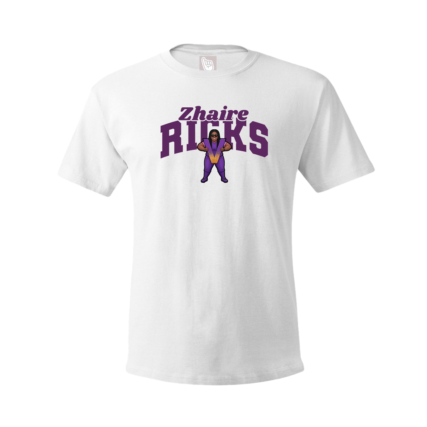 Youth Tee — Signature Arch in White