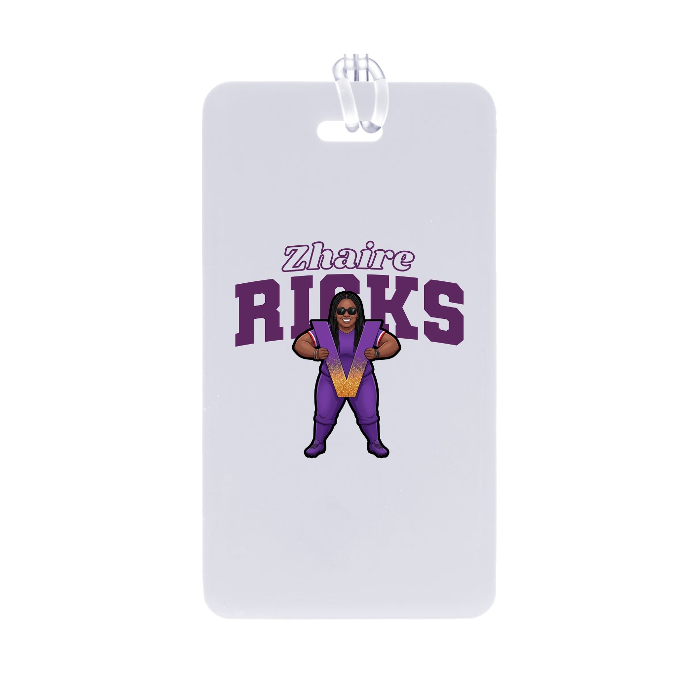 Bag Tag — Name Arch in Classic