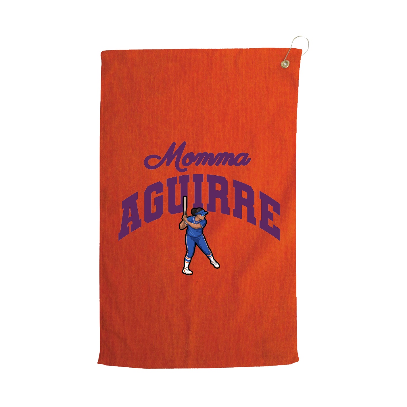 Golf Towel — Mothers Day Arch in Orange