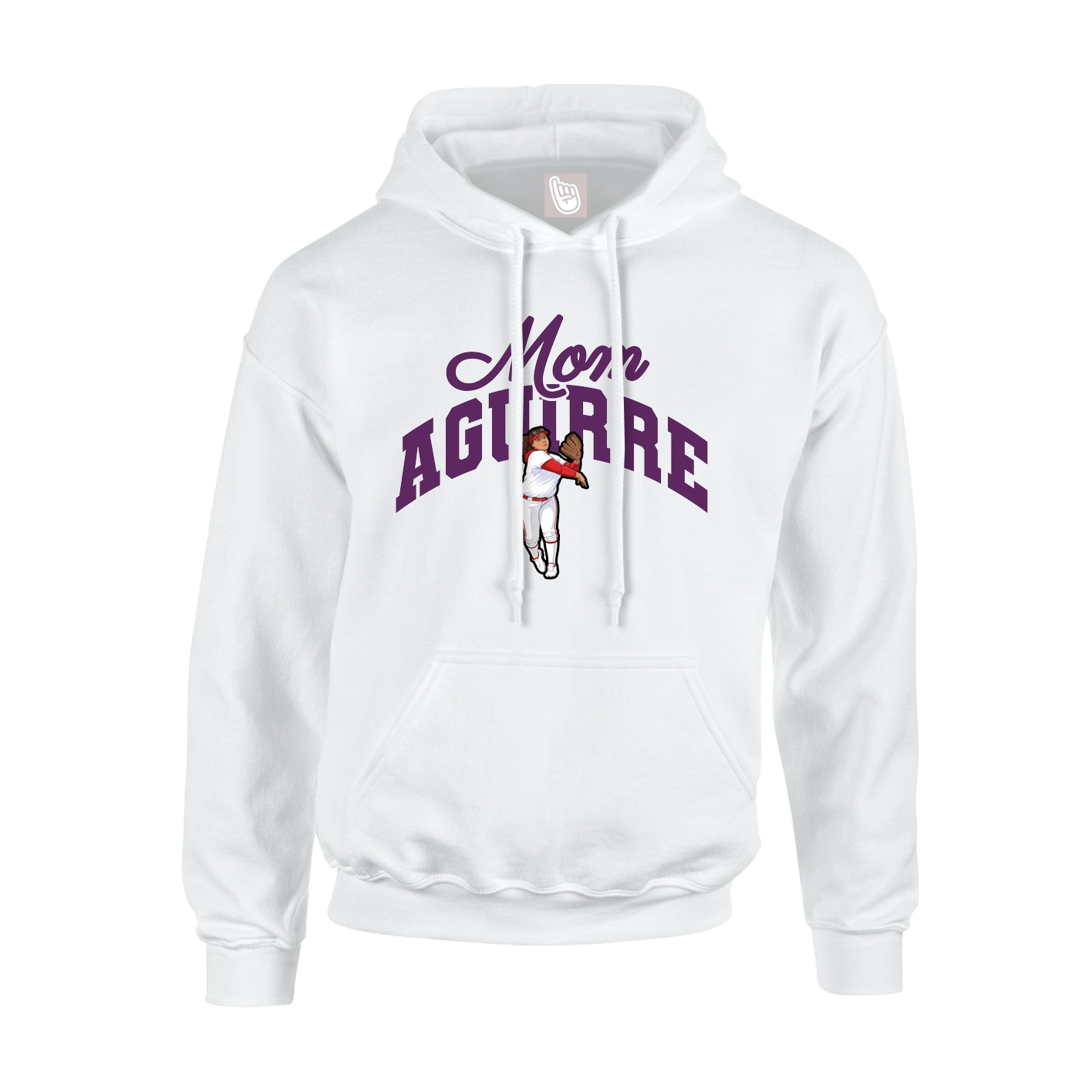 Hoodie — Mothers Day Arch in White