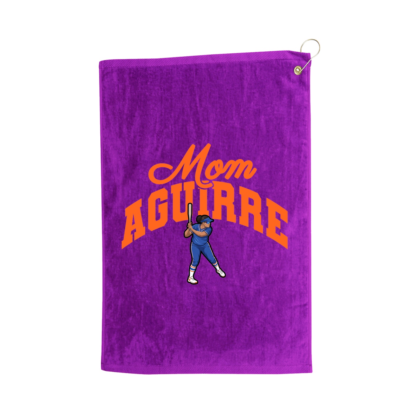 Golf Towel — Mothers Day Arch in Purple