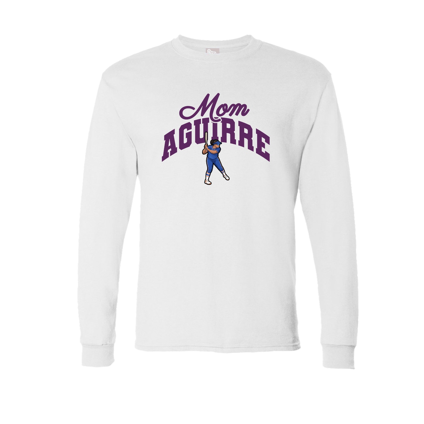 Long Sleeve Tee — Mothers Day Arch in White