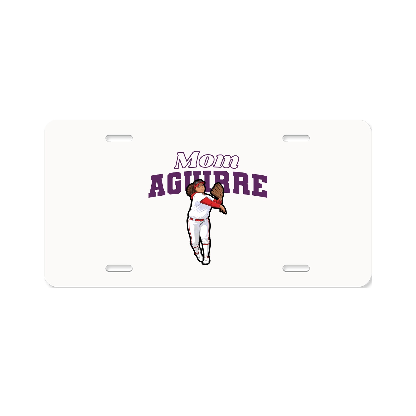 License Plate — Mothers Day Block in Classic