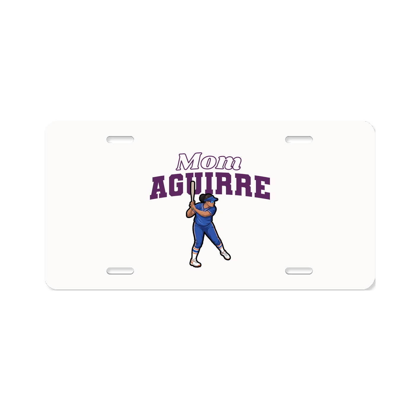 License Plate — Mothers Day Block in Classic